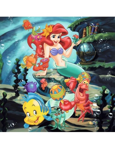 DISNEY PRINCESSE - Blanche-Neige, Cendrillon, Ariel - 3 Puzzle 49P 