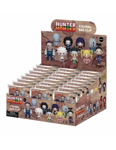 HUNTER X HUNTER - Series 3 - 3D Foam Bag Clip (Display 24 Pcs) 