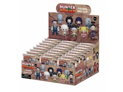 HUNTER X HUNTER - Series 3 - 3D Foam Bag Clip (Display 24 Pcs) 