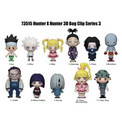 HUNTER X HUNTER - Series 3 - 3D Foam Bag Clip (Display 24 Pcs)  2