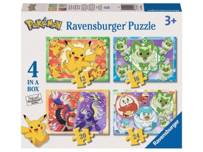 POKEMON - 4 Puzzle 12/16/20/24P 
