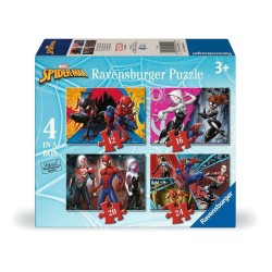 MARVEL - 4 Puzzle 12/16/20/24P - Spider-man 