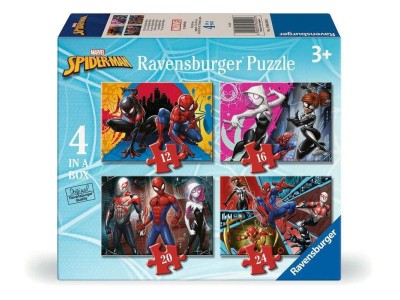 MARVEL - 4 Puzzle 12/16/20/24P - Spider-man 
