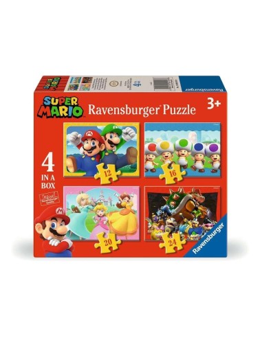 SUPER MARIO - 4 Puzzle 12/16/20/24P 