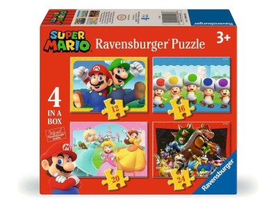 SUPER MARIO - 4 Puzzle 12/16/20/24P 