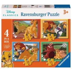 LE ROI LION - 4 Puzzle 12/16/20/24P 