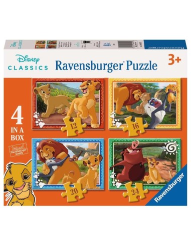LE ROI LION - 4 Puzzle 12/16/20/24P 