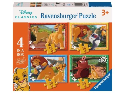 LE ROI LION - 4 Puzzle 12/16/20/24P 