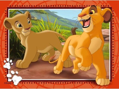 LE ROI LION - 4 Puzzle 12/16/20/24P 