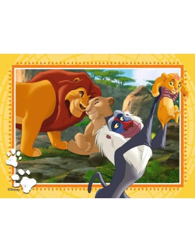 LE ROI LION - 4 Puzzle 12/16/20/24P 