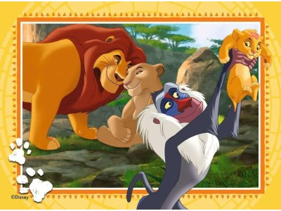 LE ROI LION - 4 Puzzle 12/16/20/24P 