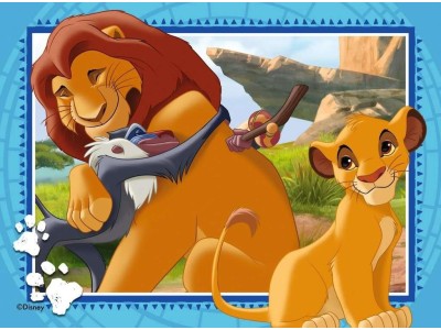 LE ROI LION - 4 Puzzle 12/16/20/24P 