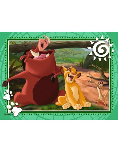 LE ROI LION - 4 Puzzle 12/16/20/24P 