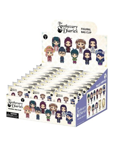 CARNETS DE L'APOTHICAIRE -Series 1 - 3D Foam Bag Clip (Display 24 Pcs) 