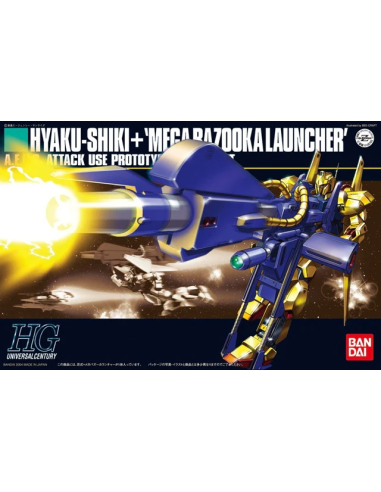 GUNDAM - HGUC 1/144 HYAKUSHIKI+ MEGA-BAZOOKA - Model Kit 