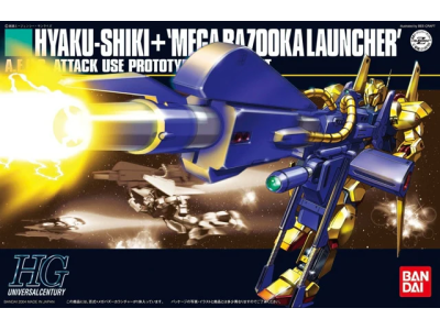 GUNDAM - HGUC 1/144 HYAKUSHIKI+ MEGA-BAZOOKA - Model Kit 