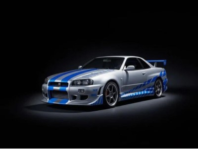 2 FAST 2 FURIOUS - Nissan Skyline GT-R 34 -Model Kit Click System 1/16 