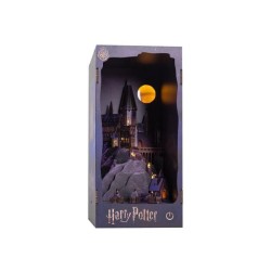 HARRY POTTER -BOOK NOOK KIT - Chateau Poudlard - 171pc + Eclairage LED  2