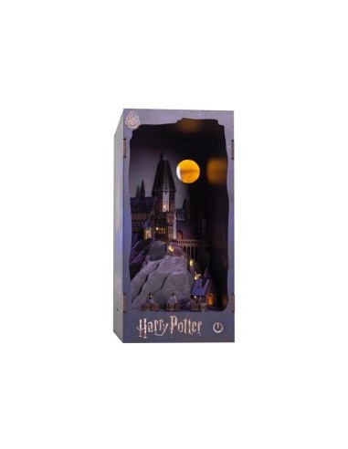 HARRY POTTER -BOOK NOOK KIT - Chateau Poudlard - 171pc + Eclairage LED 
