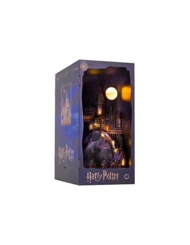HARRY POTTER -BOOK NOOK KIT - Chateau Poudlard - 171pc + Eclairage LED 