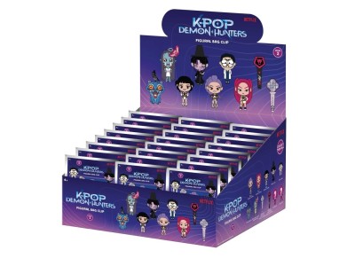 K-POP DEMON HUNTERS - Series 2 - 3D Foam Bag Clip (Display 24 Pcs) 