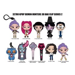 K-POP DEMON HUNTERS - Series 2 - 3D Foam Bag Clip (Display 24 Pcs)  2
