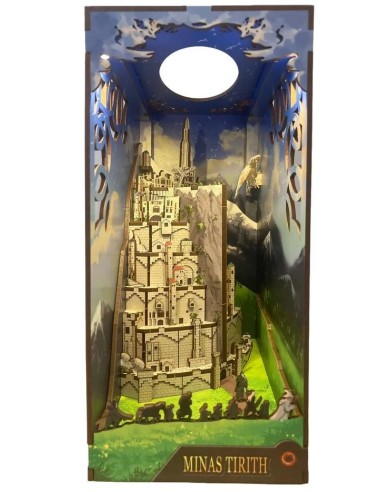 LORD OF THE RING - BOOK NOOK KIT -Minas Tirith - 134pc + Eclairage LED 