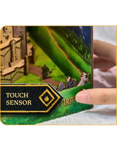 LORD OF THE RING - BOOK NOOK KIT -Minas Tirith - 134pc + Eclairage LED 