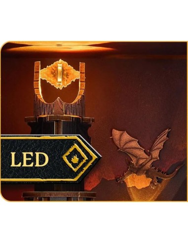 LORD OF THE RING - BOOK NOOK KIT - Barad-Dûr - 155pc + Eclairage LED 