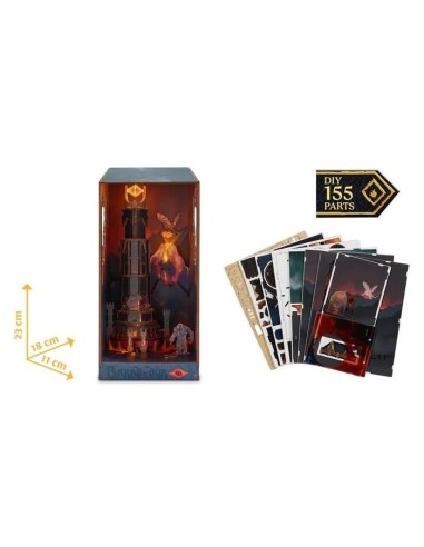 LORD OF THE RING - BOOK NOOK KIT - Barad-Dûr - 155pc + Eclairage LED 