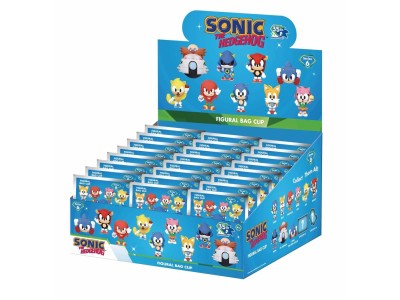 SONIC - Series 6 - 3D Foam Bag Clip (Display 24 Pcs) 