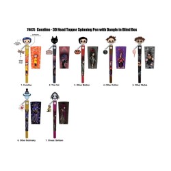 CORALINE - Stylo rotatif 3D Head Topper (Display de 12 pcs) 