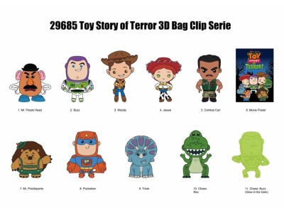 TOY STORY OF TERROR - Series 79 - 3D Foam Bag Clip (Display 24 Pcs) 