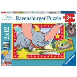 DISNEY - 2 Puzzle 12P - Dumbo 