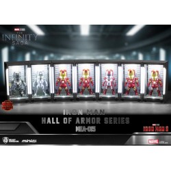IRON MAN - Hall of Armor Series - Set 6 Figurine 8cm 
