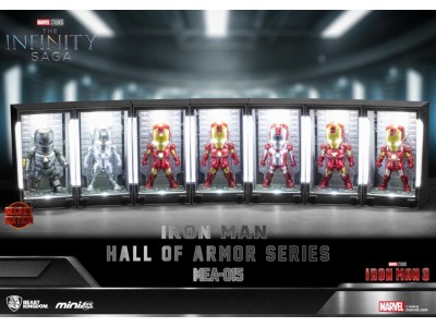 IRON MAN - Hall of Armor Series - Set 6 Figurine 8cm 