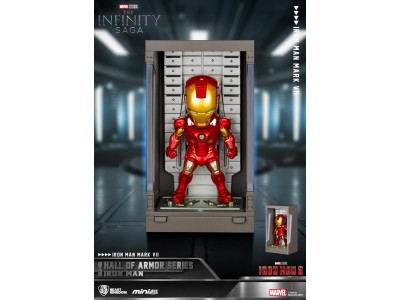 IRON MAN - Hall of Armor Series - Set 6 Figurine 8cm 