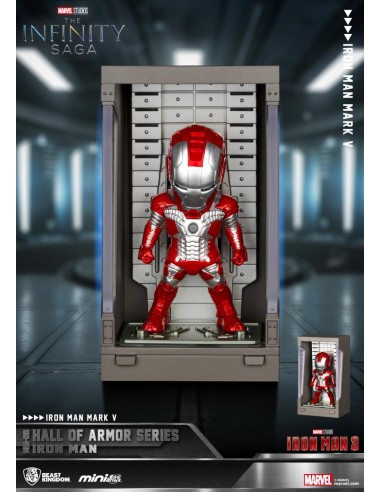 IRON MAN - Hall of Armor Series - Set 6 Figurine 8cm 