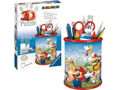 SUPER MARIO - Puzzle 3D - Pot à Crayons 54p 