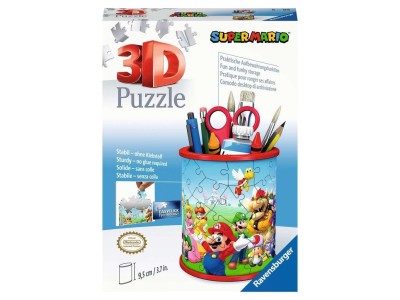 SUPER MARIO - Puzzle 3D - Pot à Crayons 54p 