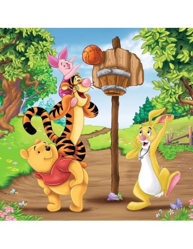WINNIE L'OURSON - Journée sportive - 3 Puzzle 49P 