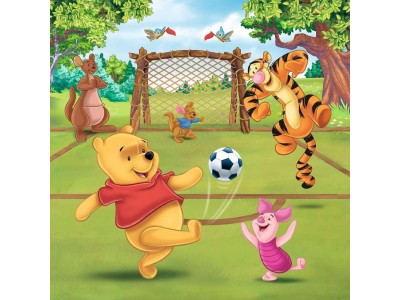 WINNIE L'OURSON - Journée sportive - 3 Puzzle 49P 