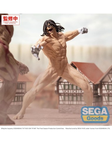 L'ATTAQUE DES TITANS - Eren Yeager "Titan" - Figurine GigantiX 25cm 