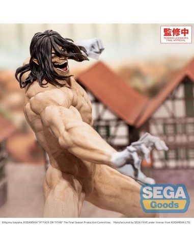 L'ATTAQUE DES TITANS - Eren Yeager "Titan" - Figurine GigantiX 25cm 