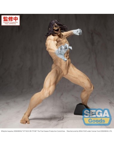 L'ATTAQUE DES TITANS - Eren Yeager "Titan" - Figurine GigantiX 25cm 