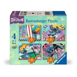 LILO & STITCH - 4 Puzzle 12/16/20/24P - Stitch & Angel 