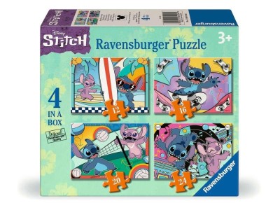 LILO & STITCH - 4 Puzzle 12/16/20/24P - Stitch & Angel 