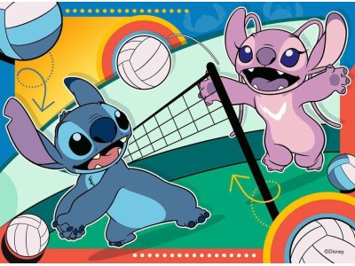 LILO & STITCH - 4 Puzzle 12/16/20/24P - Stitch & Angel 