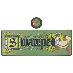 SHREK - Tapis de Bureau XL + 1 Sous-Verre 