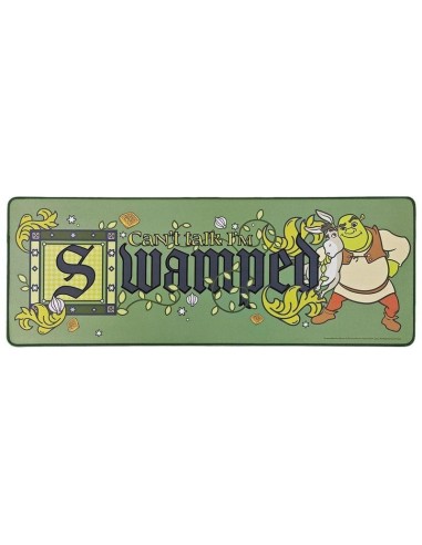 SHREK - Tapis de Bureau XL + 1 Sous-Verre 
